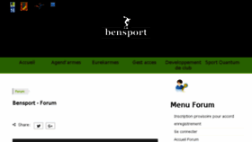 What Bensport.fr website looked like in 2018 (5 years ago)