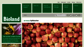 What Bioland.de website looked like in 2018 (7 years ago)