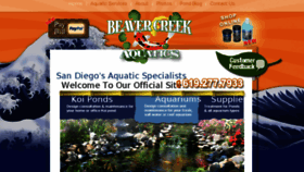 What Beavercreekaqua.com website looked like in 2018 (5 years ago)