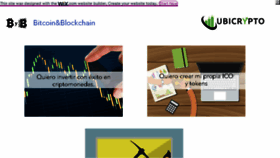 What Bitcoinyblockchain.com website looked like in 2018 (5 years ago)