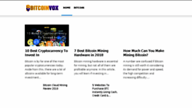 What Bitcoinvox.com website looked like in 2018 (5 years ago)