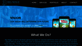 What Bigmage.com website looked like in 2018 (5 years ago)