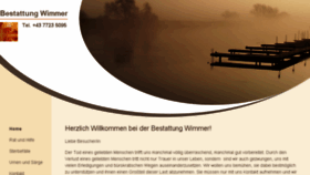 What Bestattung-wimmer.at website looked like in 2018 (5 years ago)