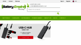 What Batteryempire.co.uk website looked like in 2018 (5 years ago)