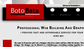 What Botobata.com website looked like in 2018 (5 years ago)
