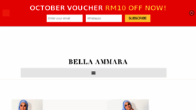 What Bellaammara.com website looked like in 2018 (5 years ago)
