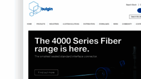 What Bulgin.com website looked like in 2018 (5 years ago)