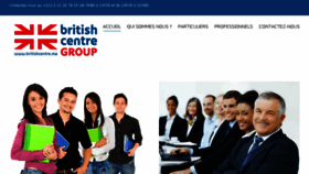 What Britishcentre.ma website looked like in 2018 (7 years ago)