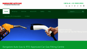 What Bangaloreautogas.com website looked like in 2018 (5 years ago)
