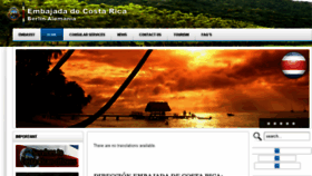 What Botschaft-costarica.de website looked like in 2018 (5 years ago)