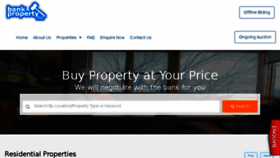 What Bankproperty.biz website looked like in 2018 (5 years ago)