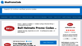 What Bellhelmets.bluepromocode.com website looked like in 2018 (5 years ago)