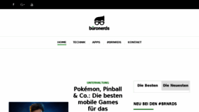 What Bueronerds.de website looked like in 2018 (5 years ago)