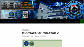 What Bem.fkunswagati.ac.id website looked like in 2018 (5 years ago)