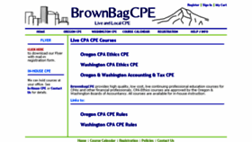 What Brownbagcpe.com website looked like in 2018 (5 years ago)
