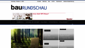 What Baurundschau.ch website looked like in 2018 (5 years ago)