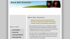 What Blackhairextension.com website looked like in 2018 (5 years ago)