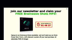 What Brainwaveshots.com website looked like in 2018 (5 years ago)
