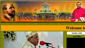 What Battidiocese.org website looked like in 2018 (5 years ago)