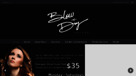 What Blowndrylounge.com website looked like in 2018 (5 years ago)