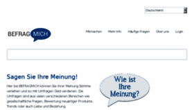 What Befragmich.at website looked like in 2018 (5 years ago)