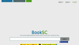 What Booksc.xyz website looked like in 2018 (5 years ago)