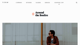 What Blog.bonfire.com website looked like in 2018 (5 years ago)