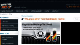 What Barvylakyjanu.cz website looked like in 2018 (5 years ago)
