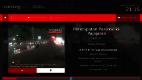 What Bandung247.com website looked like in 2018 (5 years ago)