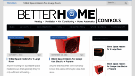 What Betterhomecontrols.com website looked like in 2018 (5 years ago)