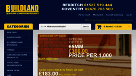 What Buildland.co.uk website looked like in 2018 (5 years ago)