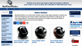 What Buywatchwinders.com website looked like in 2018 (5 years ago)