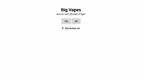 What Bigvapes.com.au website looked like in 2018 (5 years ago)