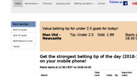 What Betting-tips-world.com website looked like in 2018 (5 years ago)