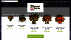 What Bitterrootflowershop.net website looked like in 2018 (5 years ago)