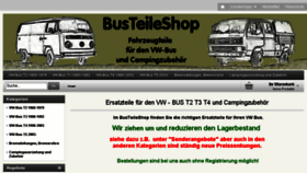 What Busteileshop.de website looked like in 2018 (5 years ago)