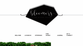 What Bloomersflorals.com website looked like in 2018 (5 years ago)