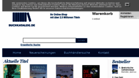 What Buchkatalog.de website looked like in 2018 (5 years ago)