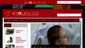 What Bydleni.cz website looked like in 2018 (5 years ago)