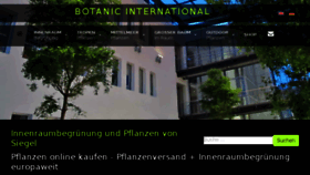 What Botanic-international.com website looked like in 2018 (5 years ago)