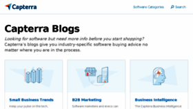 What Blog.capterra.com website looked like in 2018 (5 years ago)