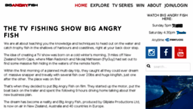 What Bigangryfish.tv website looked like in 2018 (5 years ago)