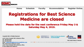 What Bestsciencemedicine.com website looked like in 2018 (5 years ago)