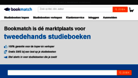 What Bookmatch.nl website looked like in 2018 (5 years ago)