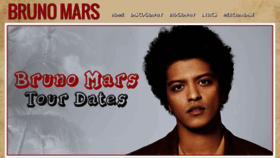 What Brunomarstourhq.com website looked like in 2018 (5 years ago)
