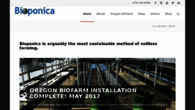 What Bioponica.net website looked like in 2018 (5 years ago)
