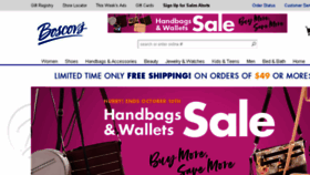 What Boscovs.com website looked like in 2018 (5 years ago)