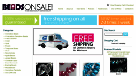 What Beadsonsale.com website looked like in 2018 (5 years ago)