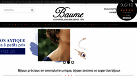 What Bijouxbaume.com website looked like in 2018 (5 years ago)