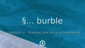 What Burbleweb.com website looked like in 2018 (5 years ago)